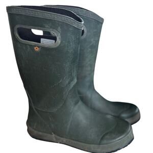 BOGS Dark Green Youth 4 Rubber Pull On Rainboot